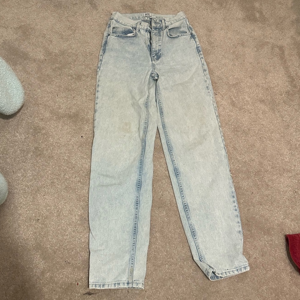 BDG light wash straight leg jeans
